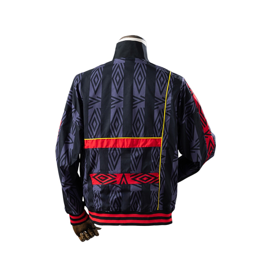 92/94 Manchester United Retro Windbreaker - Black