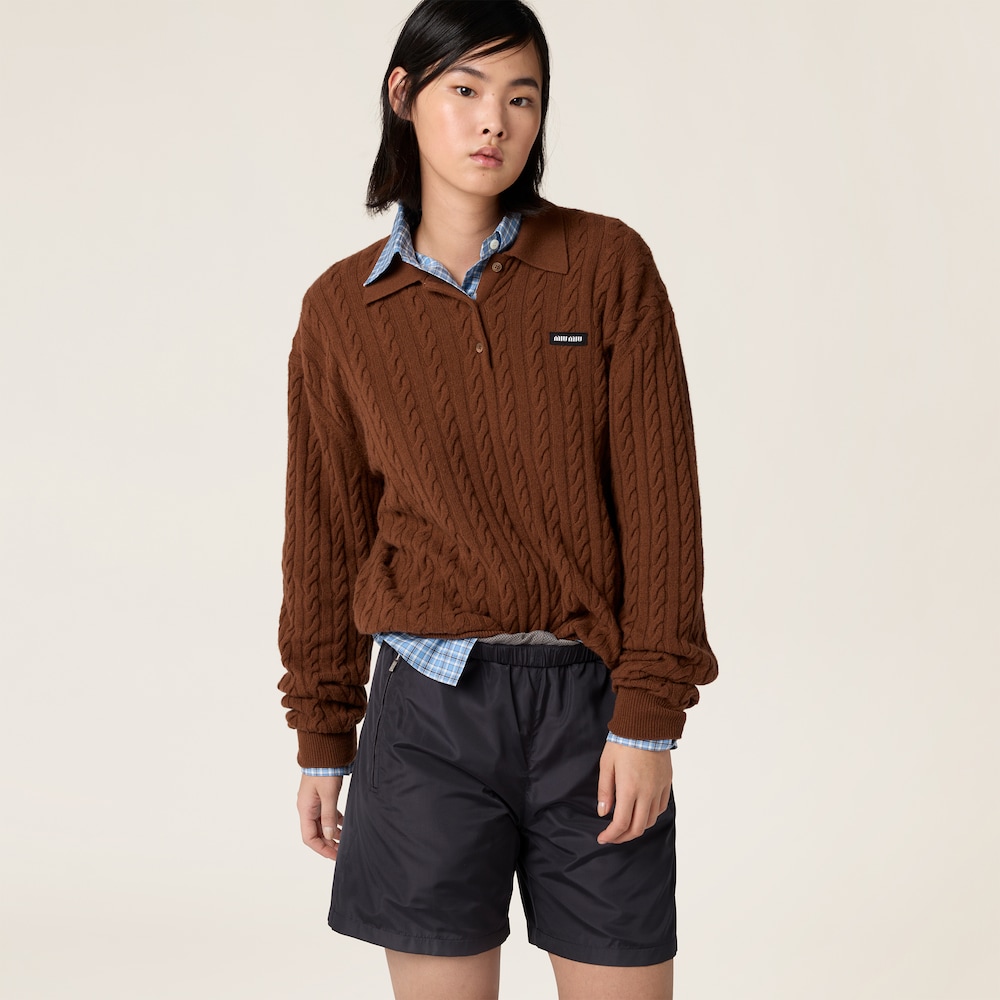 Technical silk Bermudas