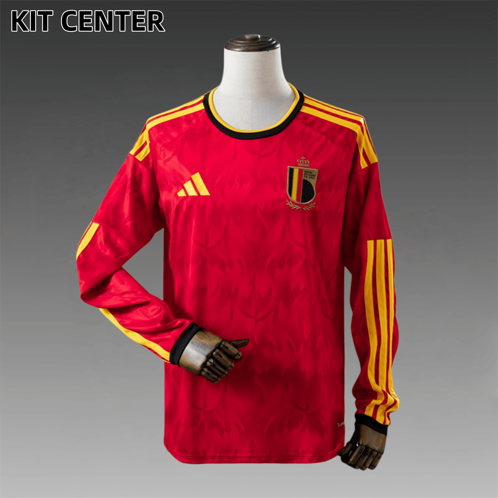 2026 Belgium Home Long-Sleeve Football Shirt (Fans version)