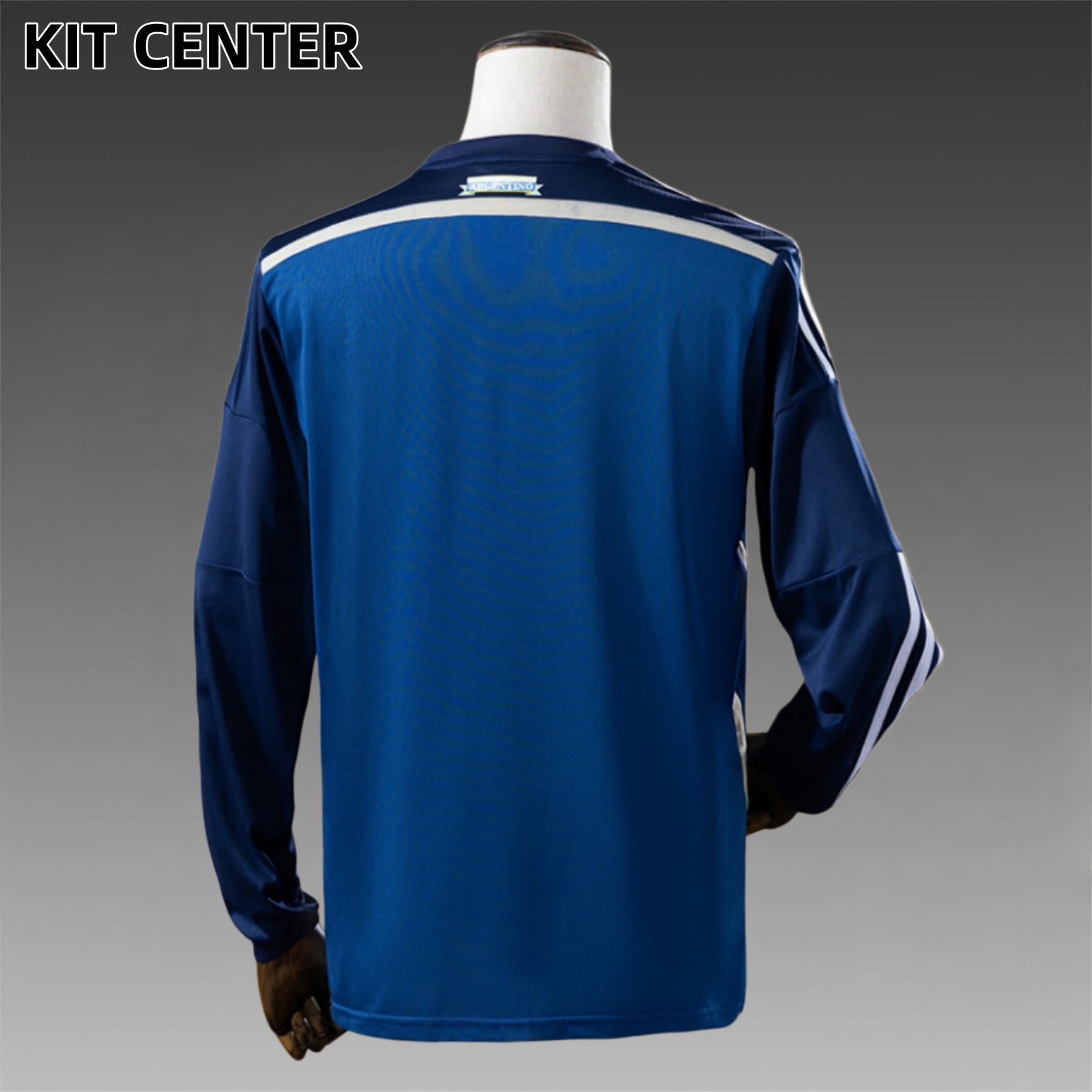 2014 Argentina Away Long Sleeve Retro Football Shirt (Fan Edition)