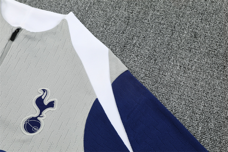 2025/2026 Tottenham Kids Half Zip Training Clothes (Kids Kit)