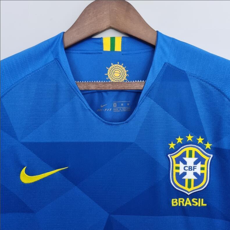 2018 Brazil away Retro Football Shirt