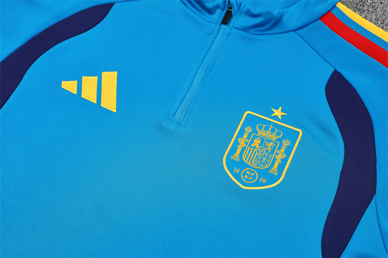 26/27 Spain Hu Lanse Half Zip Training Kit (Adult Kids Kit)