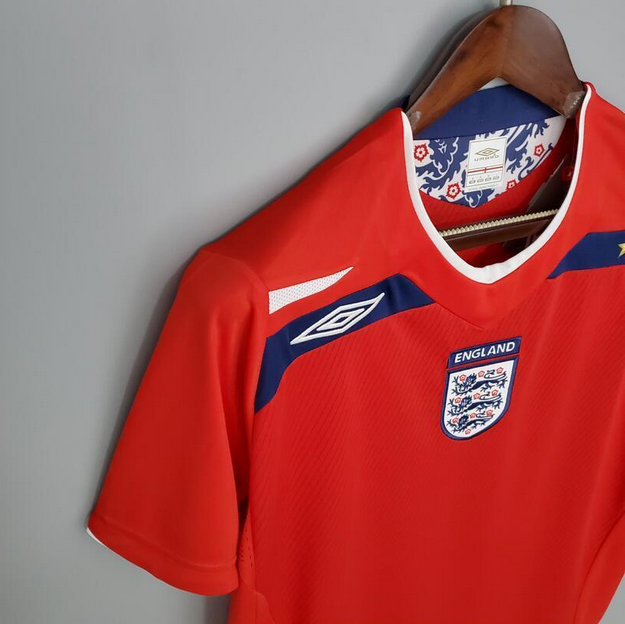 08/10 England away Retro Football Soccer jerseys