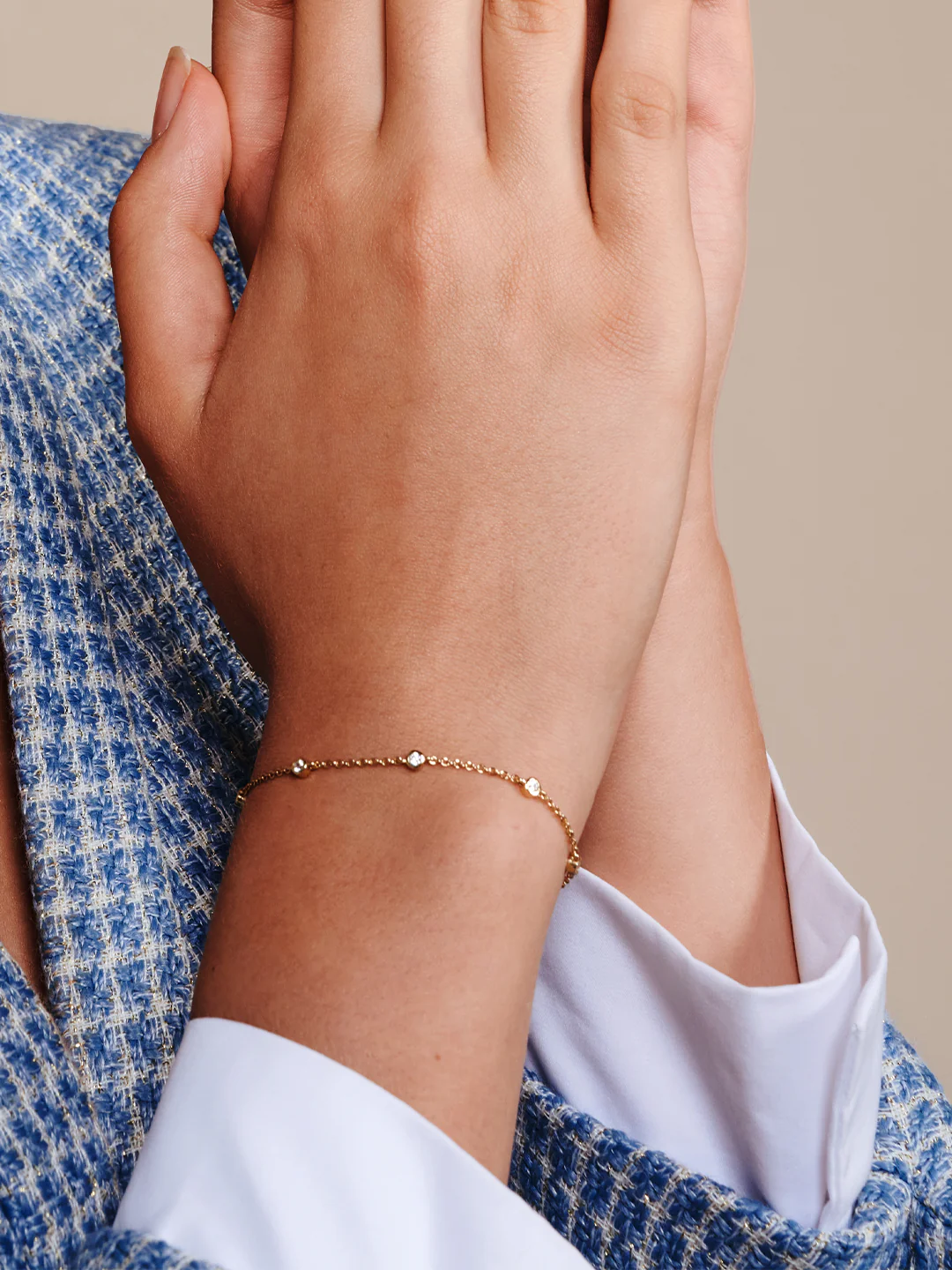 Mini Crystal Station Bracelet