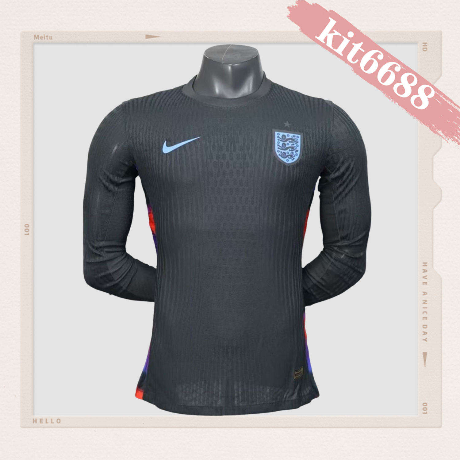 2025/2026 England away long sleeve football jersey (players)