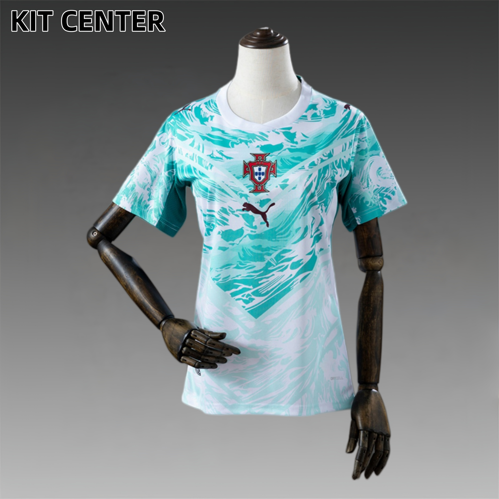 2627 Portugal Away Woman Football Shirt