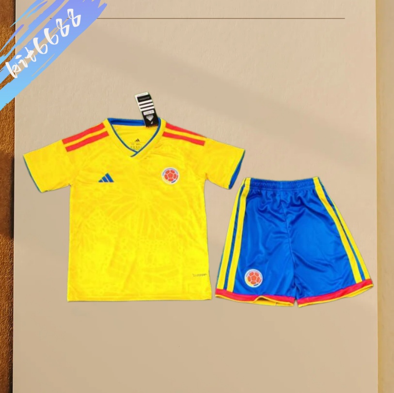 2026 Colombia Home Football Shirt (Kids Kit socks)