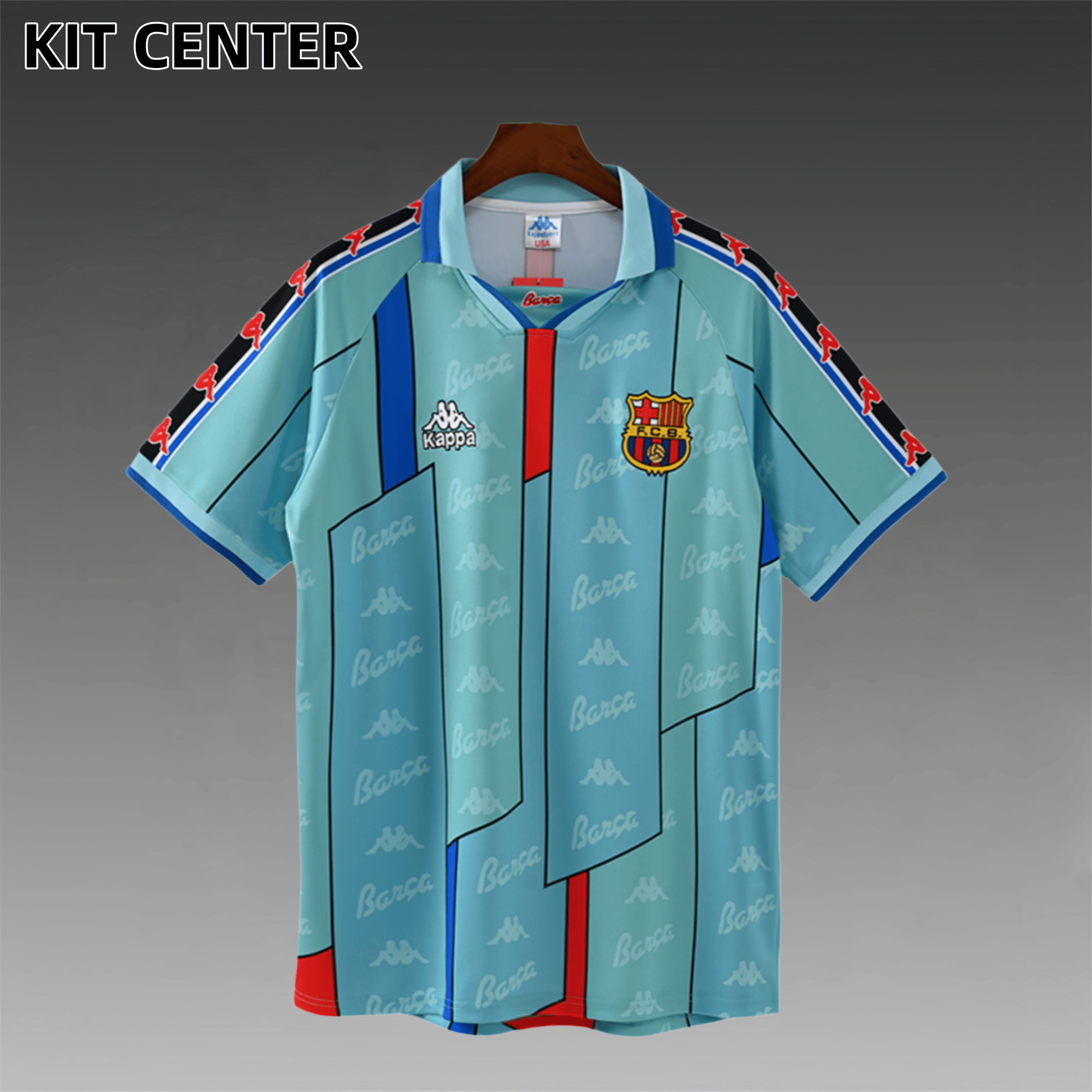1996/1997 Barcelona Away Retro Football Shirt