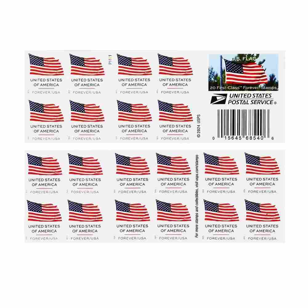 2025 U.S. Flags Forever Stamps Booklets