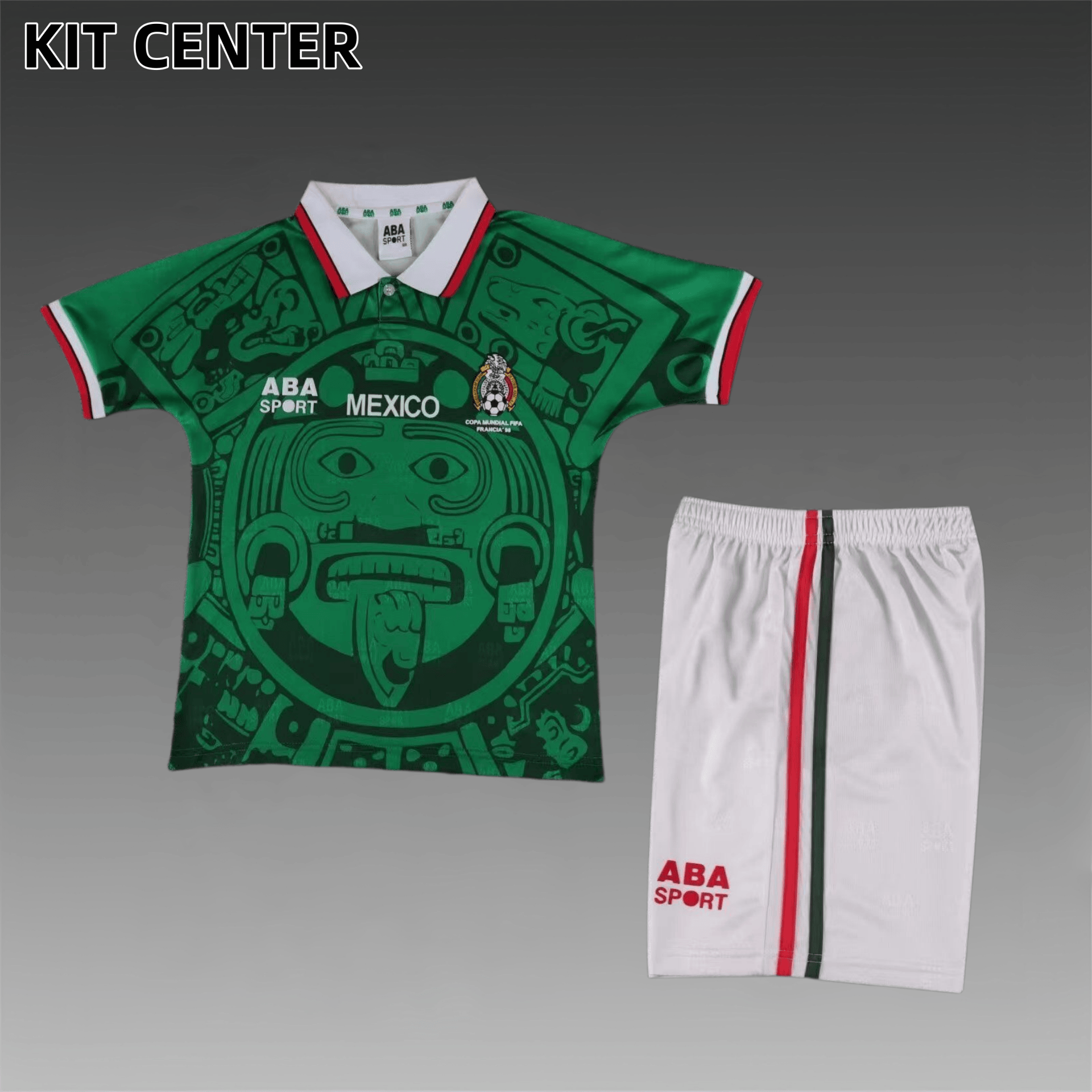 1988 Mexico Kids Football Shirt （Kids Kit）