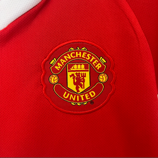 10/11 Manchester United home ground Retro Football Soccer Kids Kit
