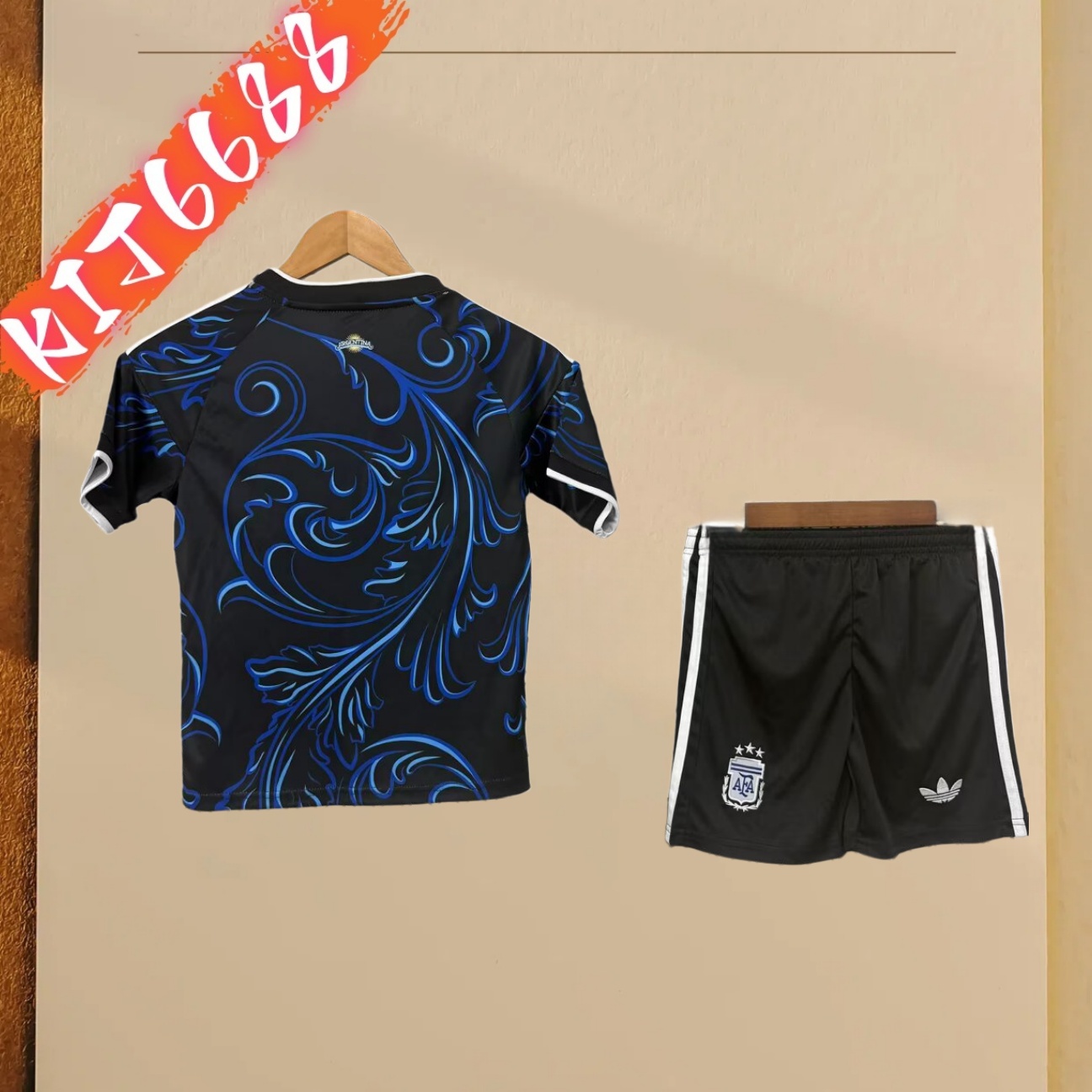 2026 Argentina Away Football Shirt (Adult Kids Kit socks)