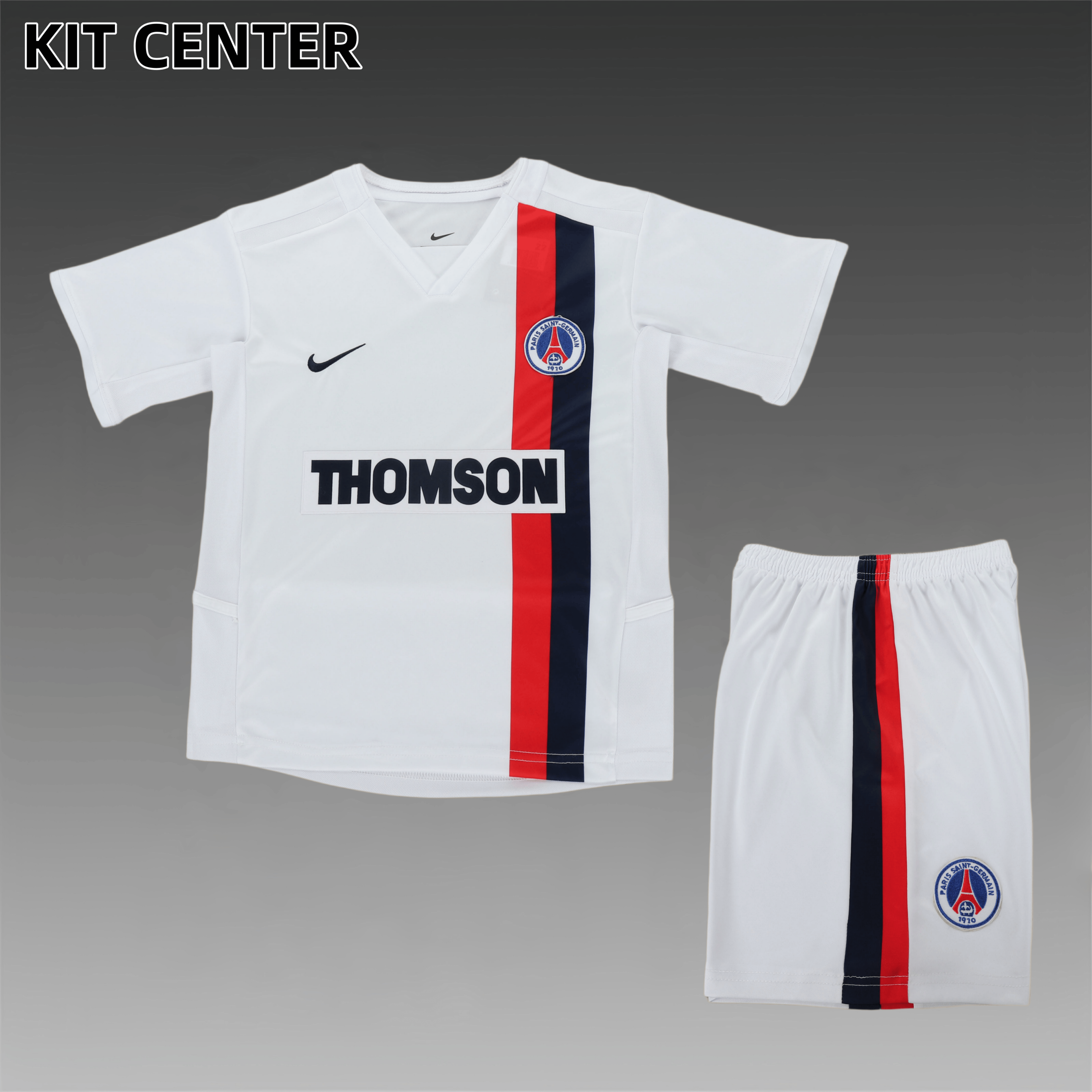 2002/2003 PSG Paris Saint-Germain Away Football Shirts（ Kids Kit ）