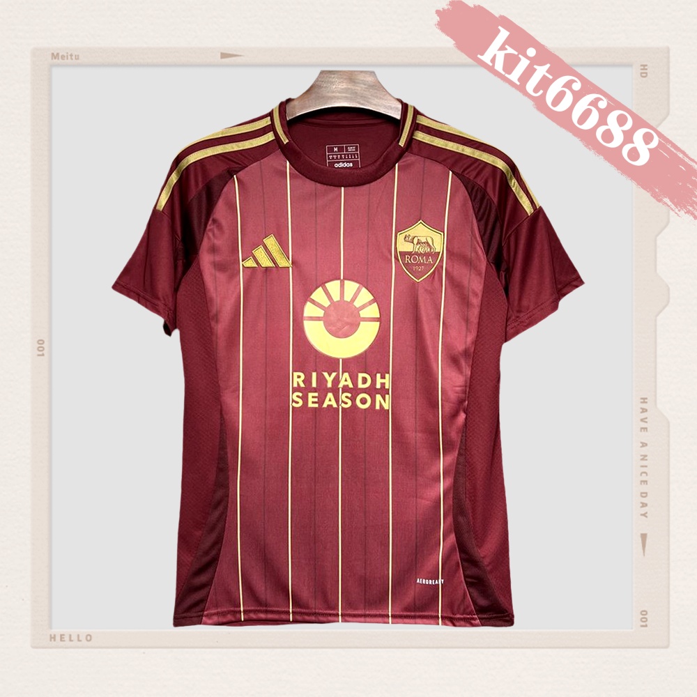 2024/2025 Roma Home Football Shirt (Fans)