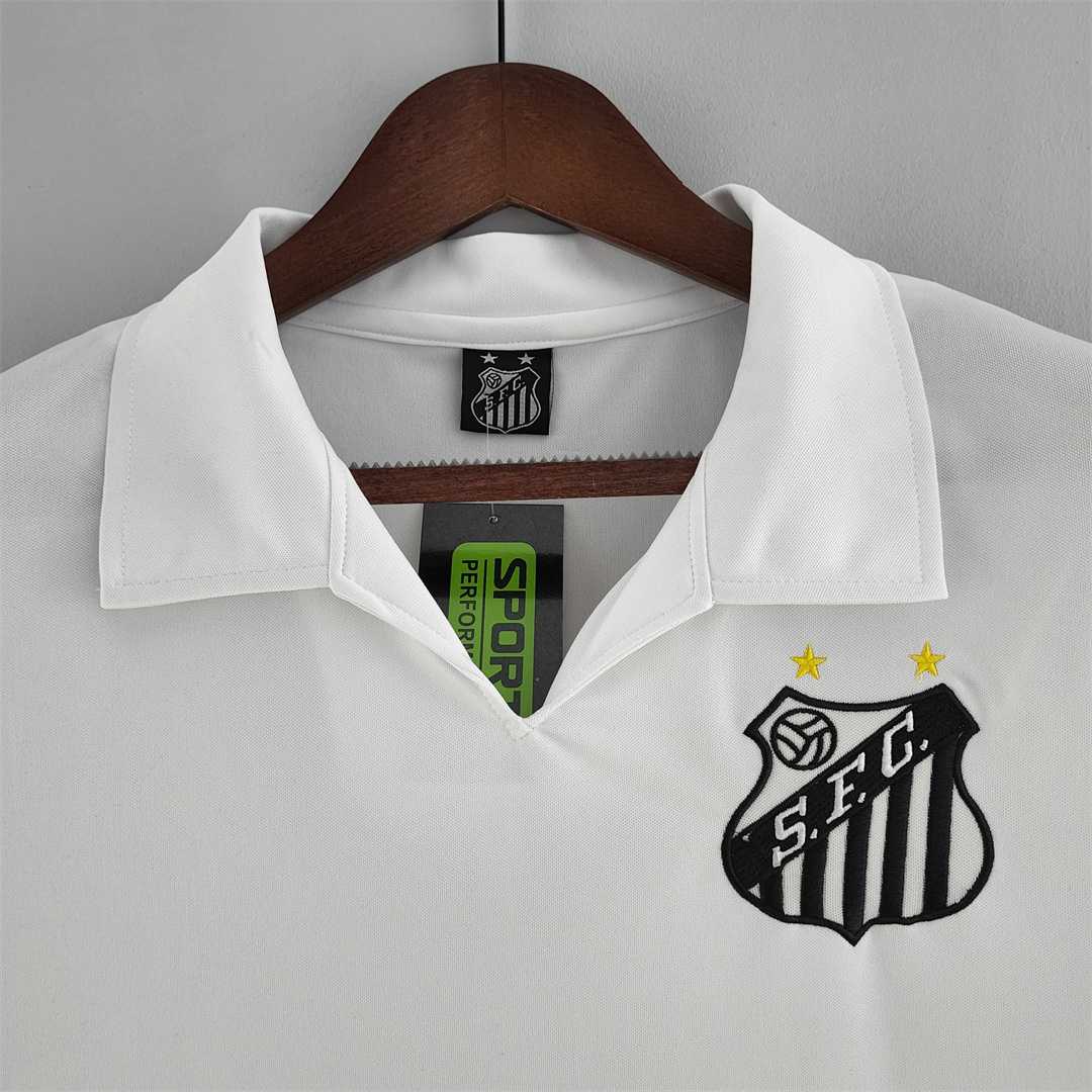 1970 Santos Home Retro Football Shirt (Retro)