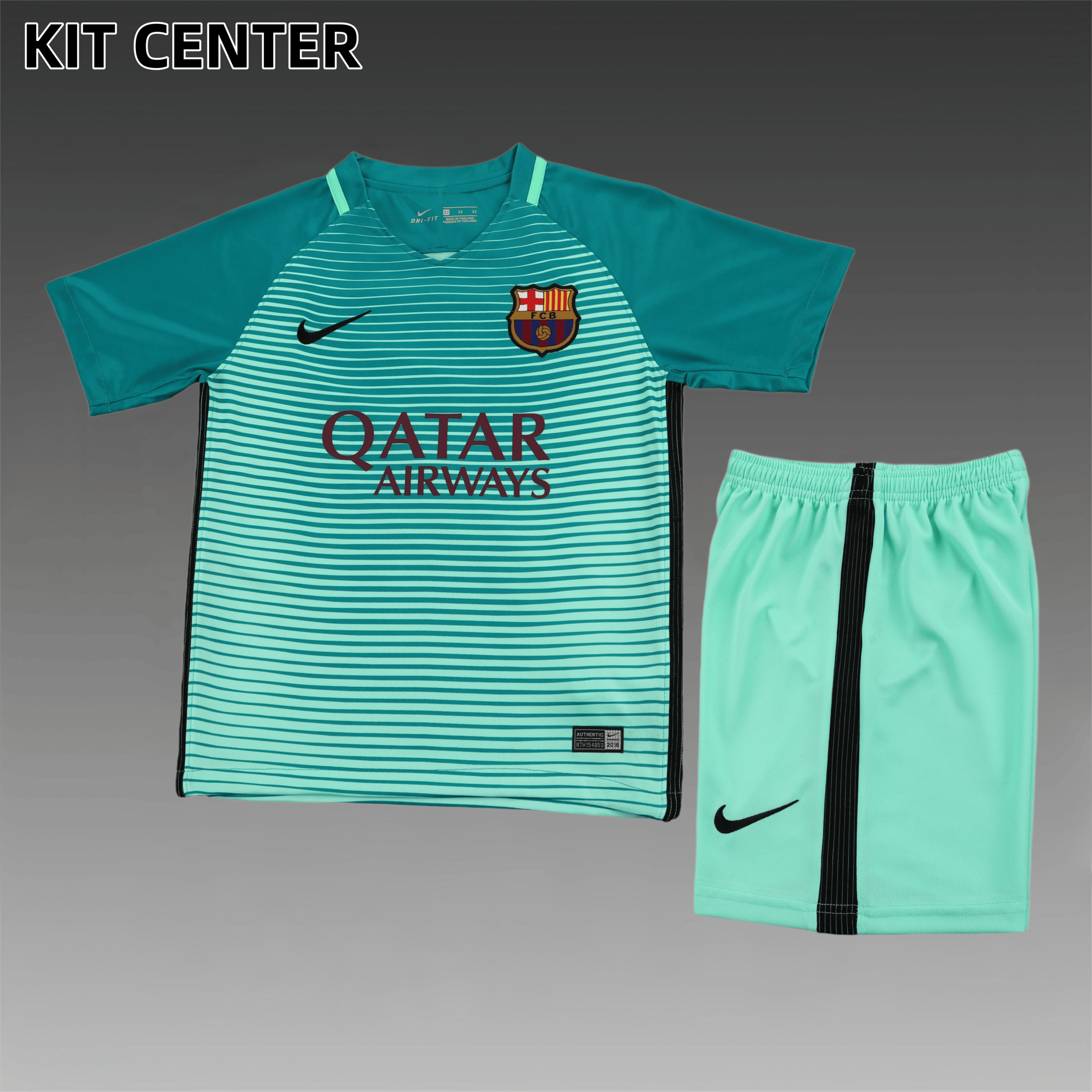 2016/2017 Barcelona Third Away Retro Football Shirt (Kids Kit)