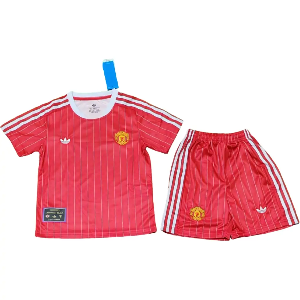 2026-27 Manchester United Special Retro Jersey Children's Set - Fans Edition