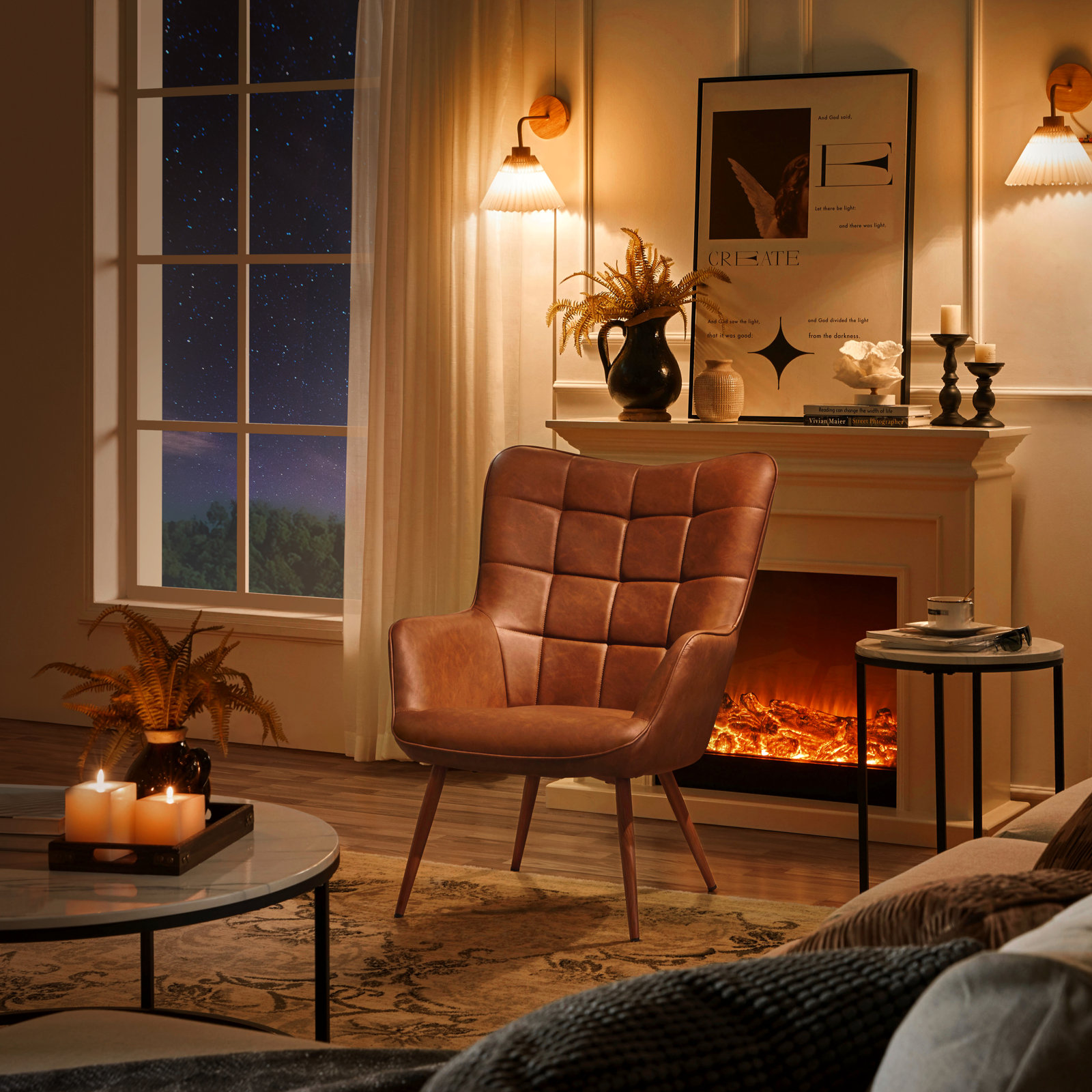 Aichele Upholstered Wingback Chair