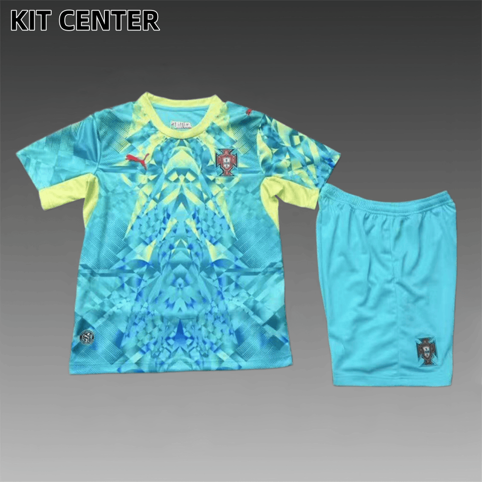2026 Portugal goalkeeper Football Jersey (Kids Kit socks)