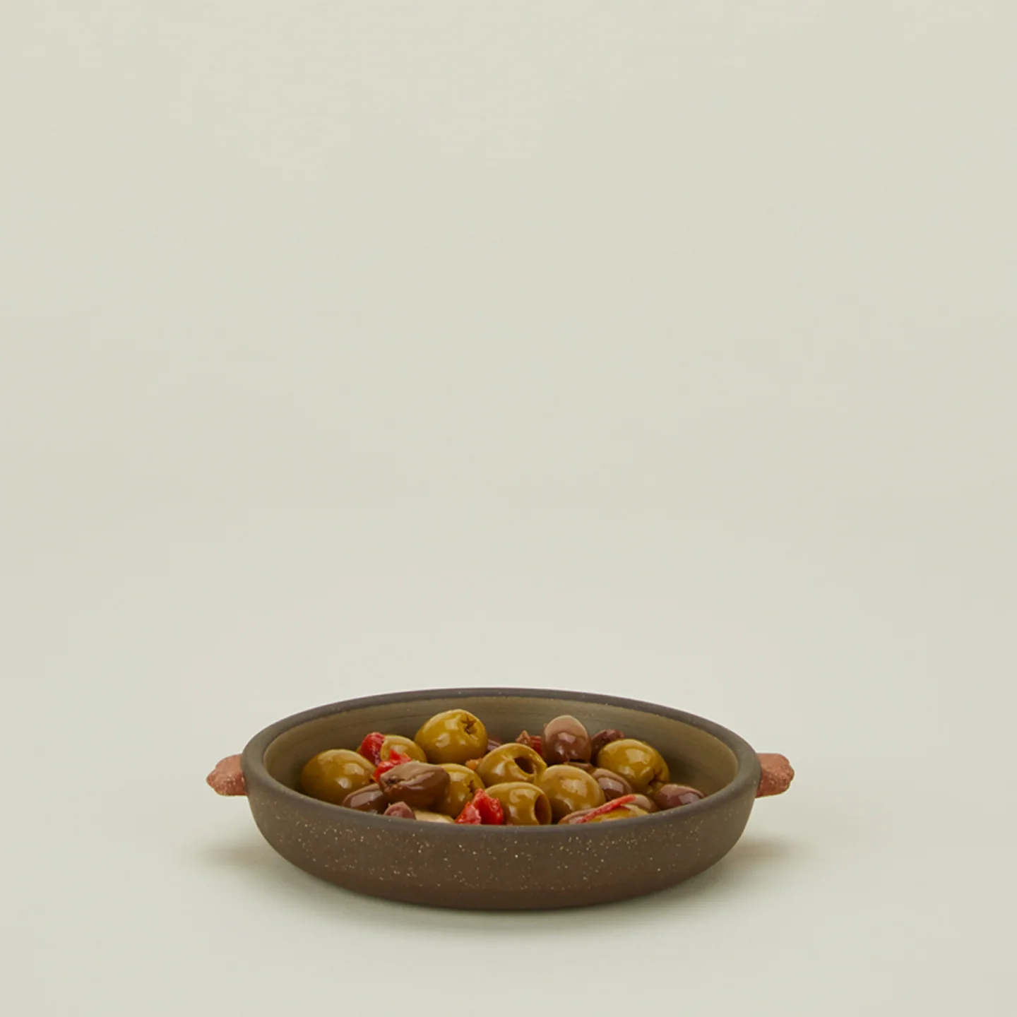 Stoneware Nub Saucer - Olive