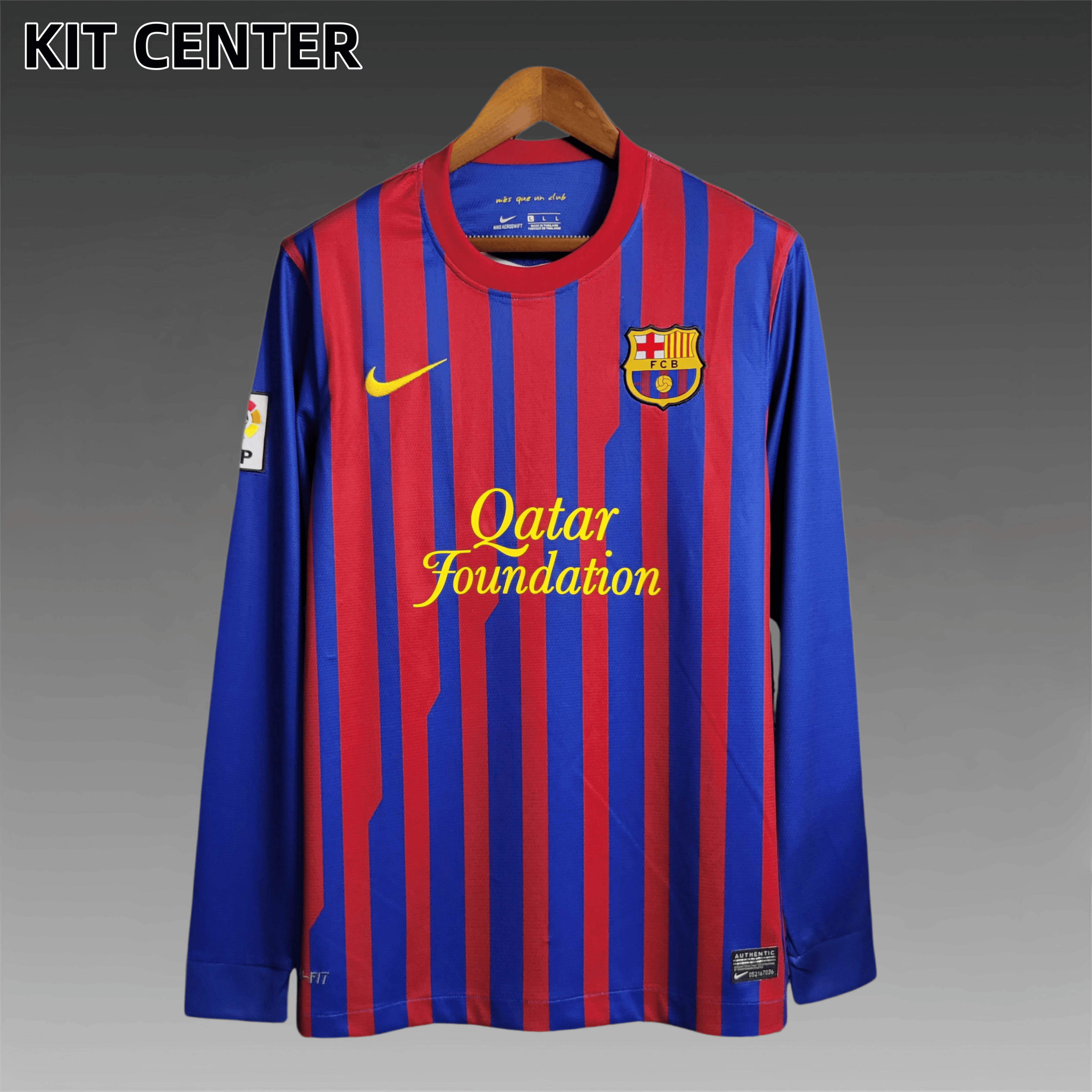 11/12 Barcelona  home long sleeves Retro Football Shirt