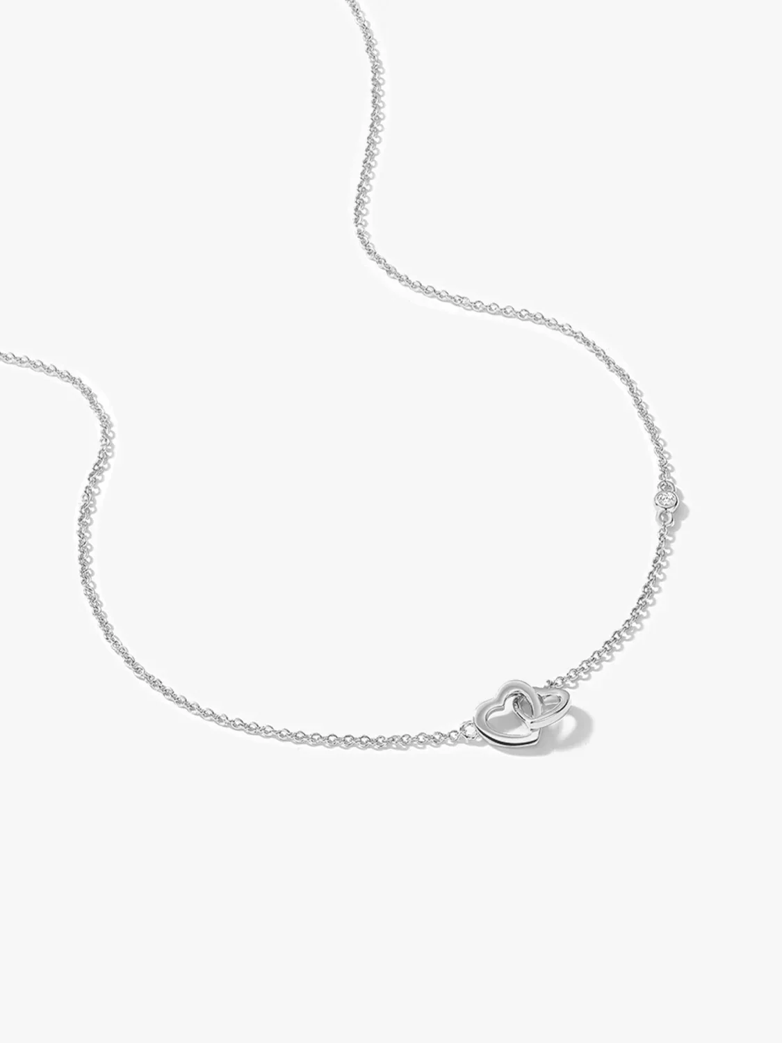 Interlocking Double Heart Necklace