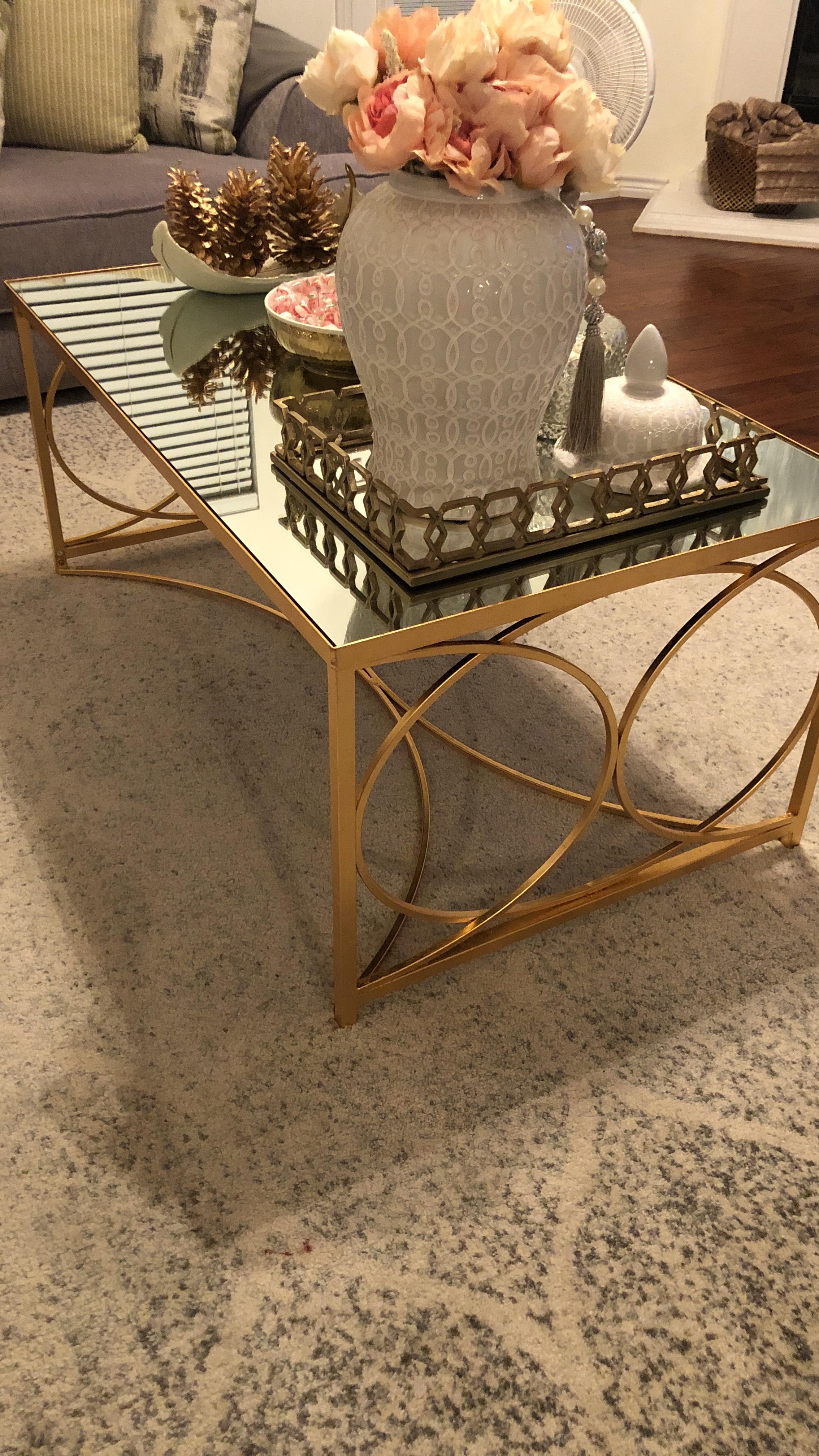Home Collection Melosa Gold Coffee Table