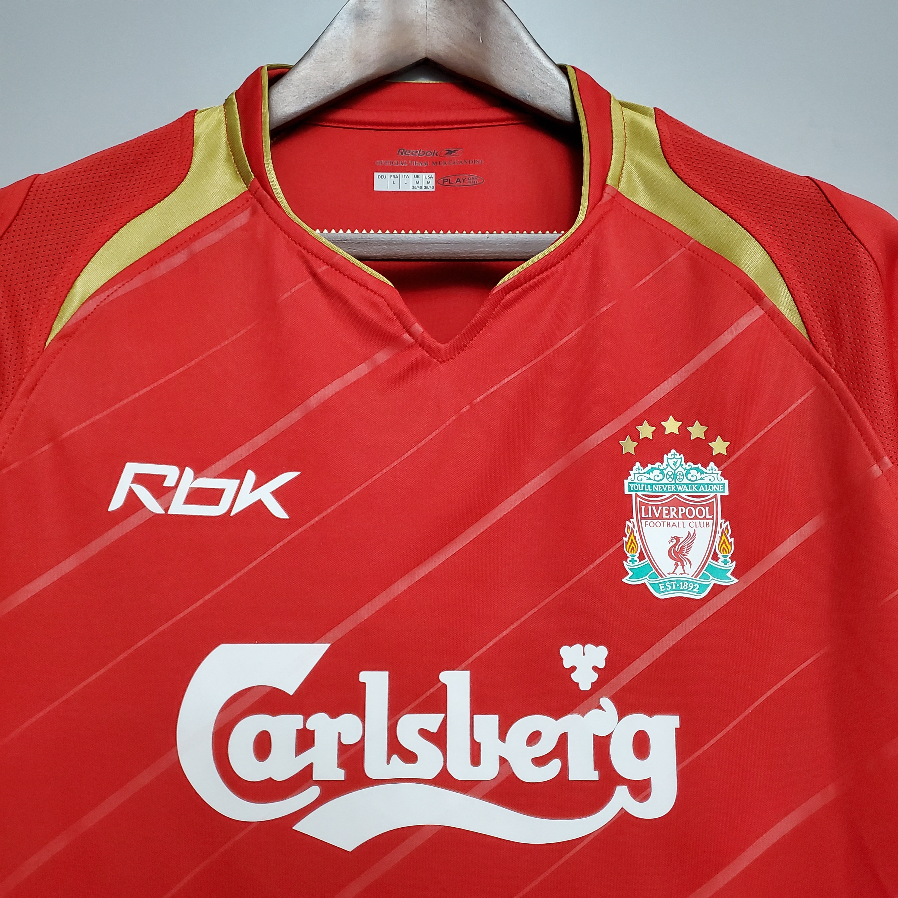 2004/2005 Liverpool Retro Home Football Shirt