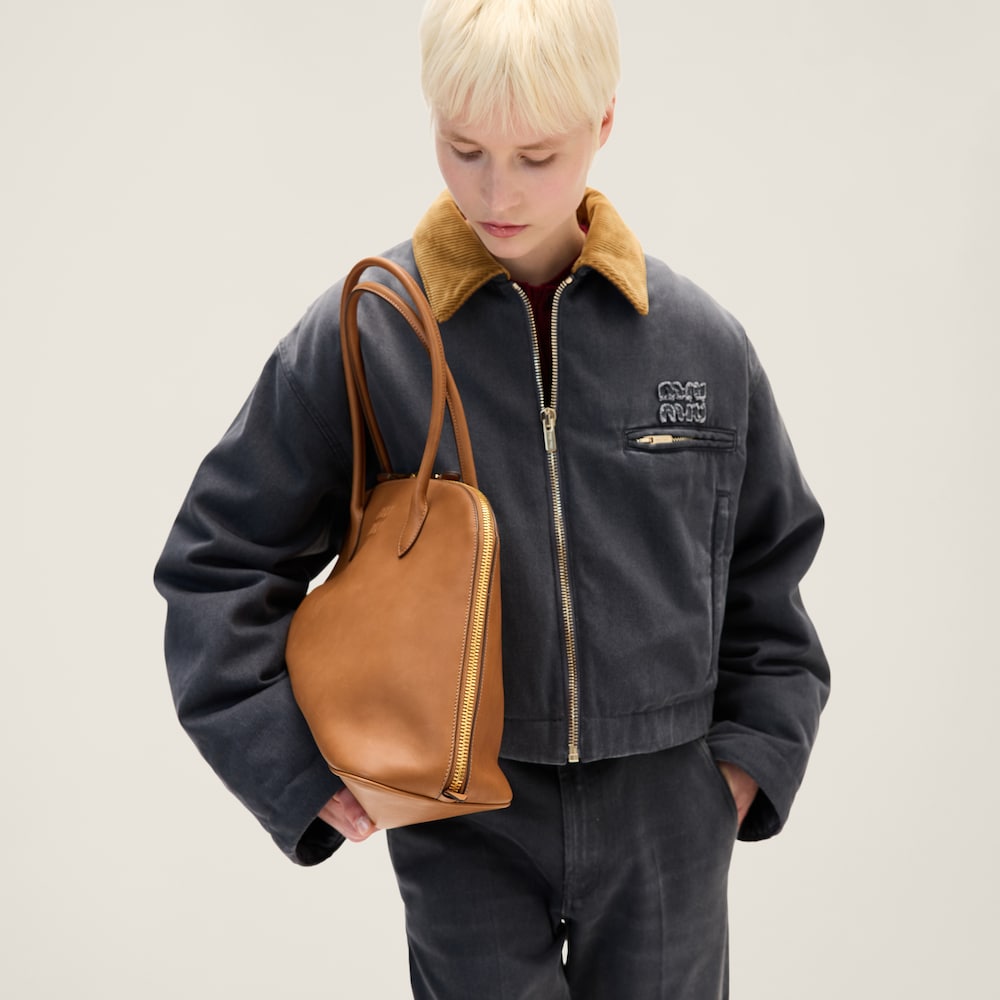 Drill blouson jacket