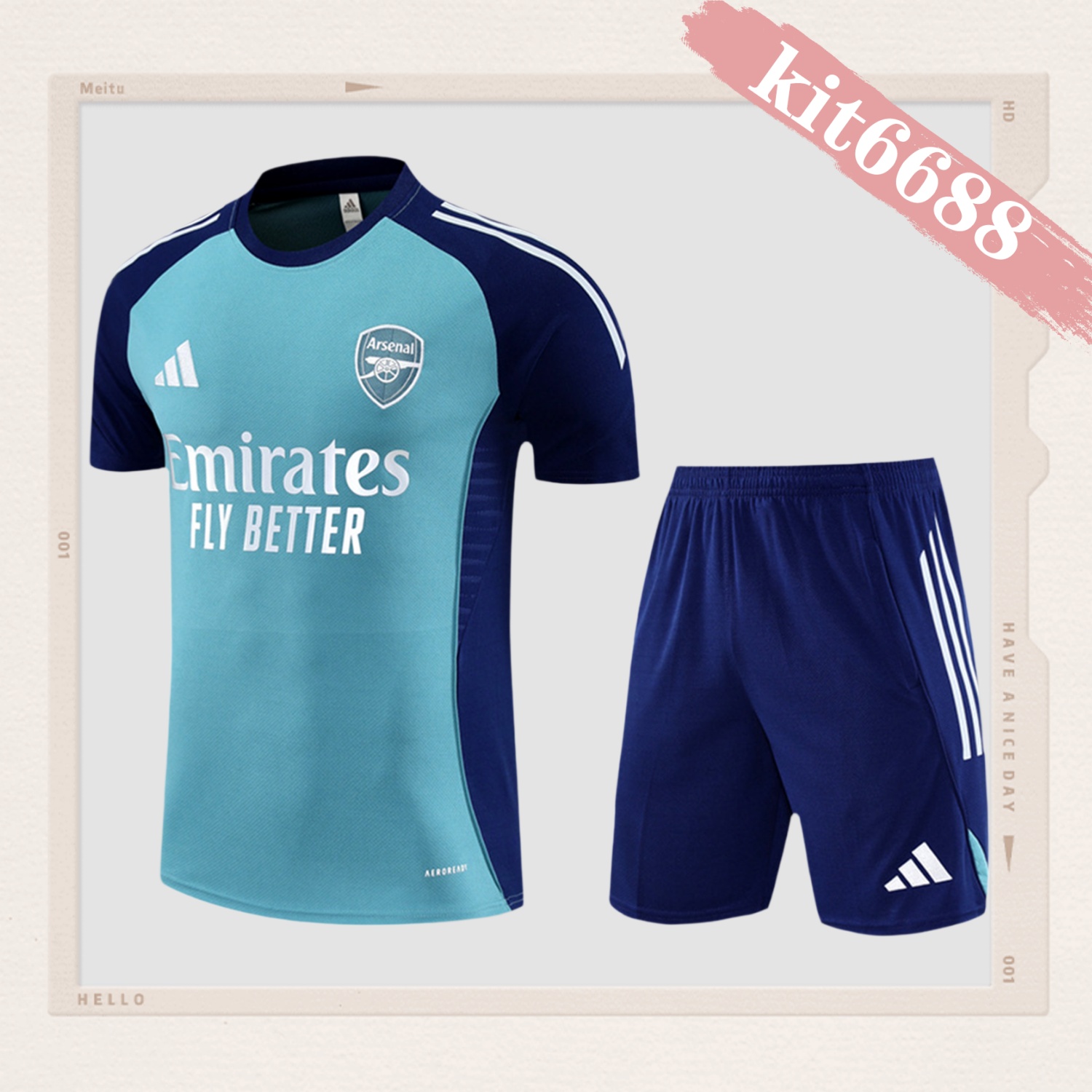 2025/2026 Arsenal Adult Short Sleeve Training Wear (Adult Kit)