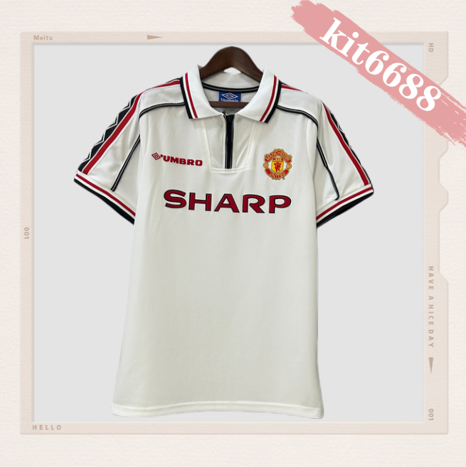 98/99 Manchester United commemorative edition retro football jersey