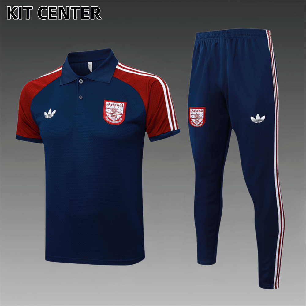 2025/2026 Arsenal Polo Short Sleeve Trousers (Adult Kit)