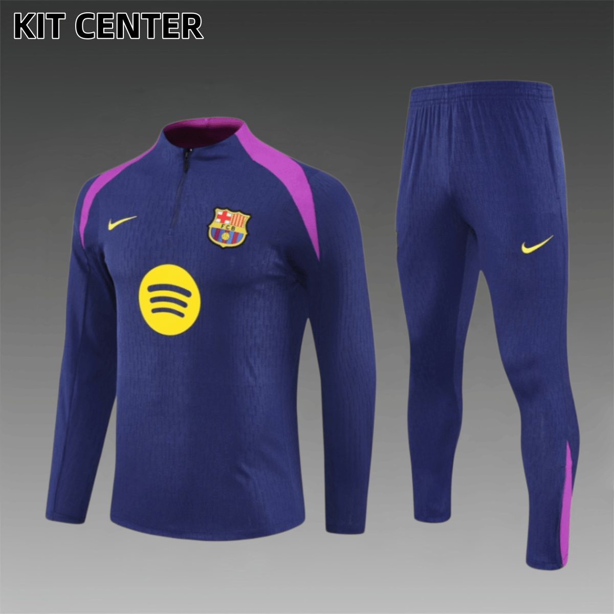 25/26 Barcelona Half Zip TrainingWear (Adult Kids Kit)