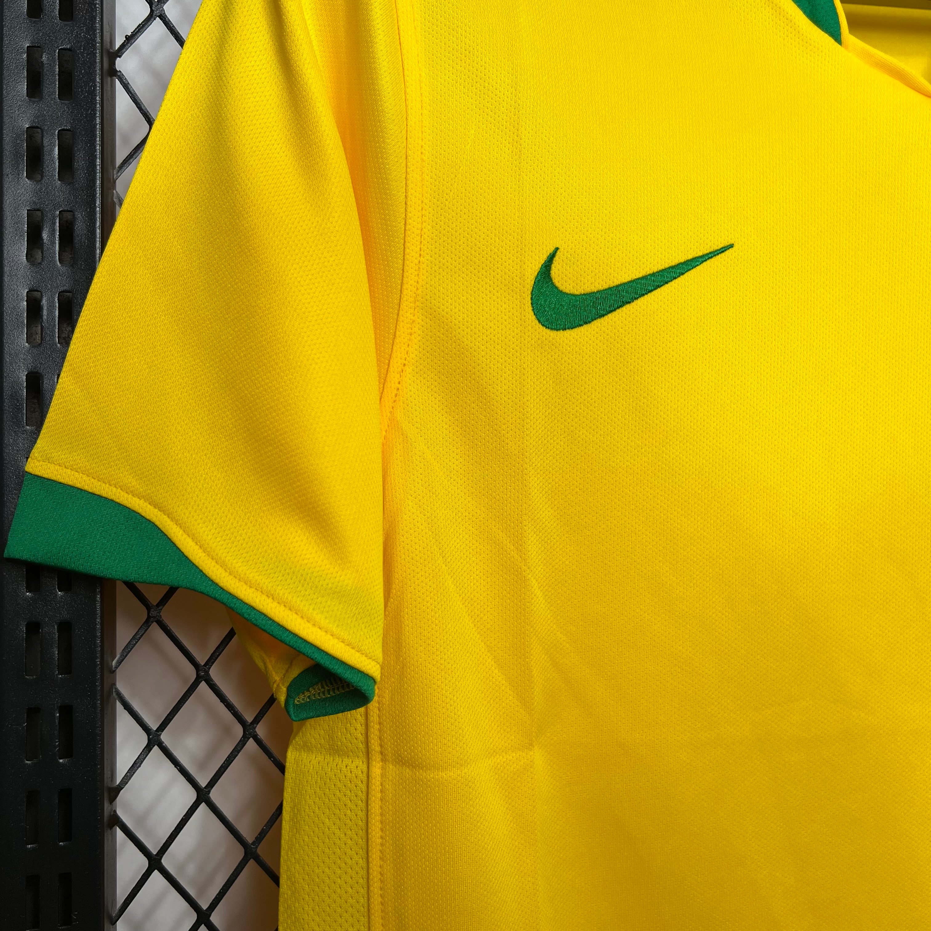 2006 Brazil Home Retro Football Shirt