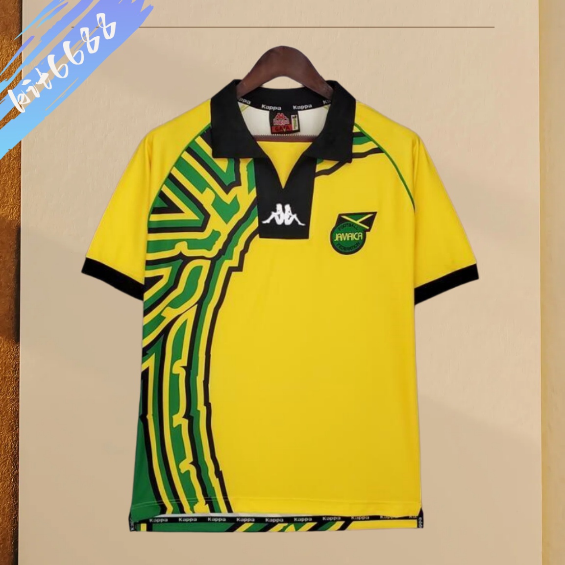 1998 Jamaica home  Retro Football Shirt