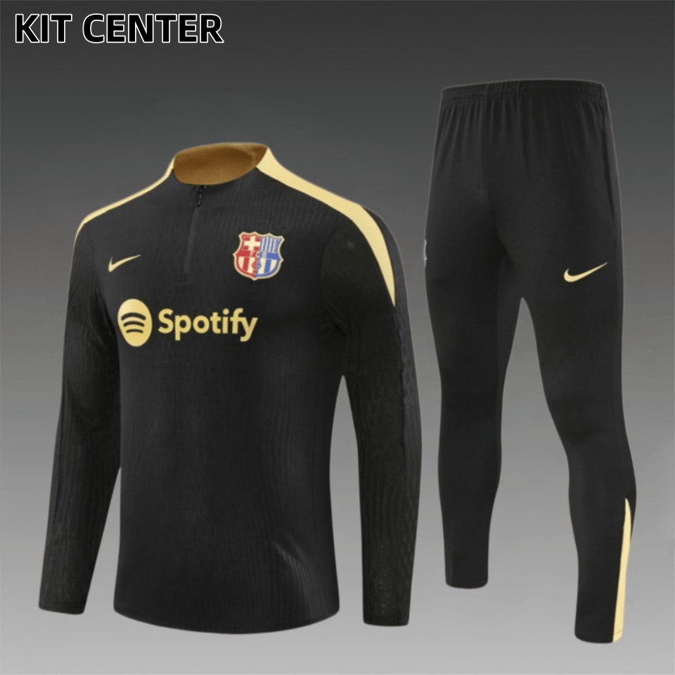 24/25 Barcelona Half Zip TrainingWear (Adult Kids Kit)