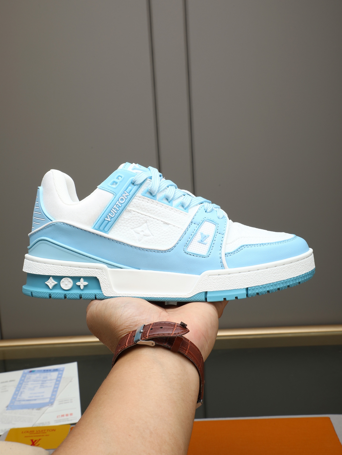 LV Louis vuitton Trainer Sneaker Low Virgil Abloh Monogram