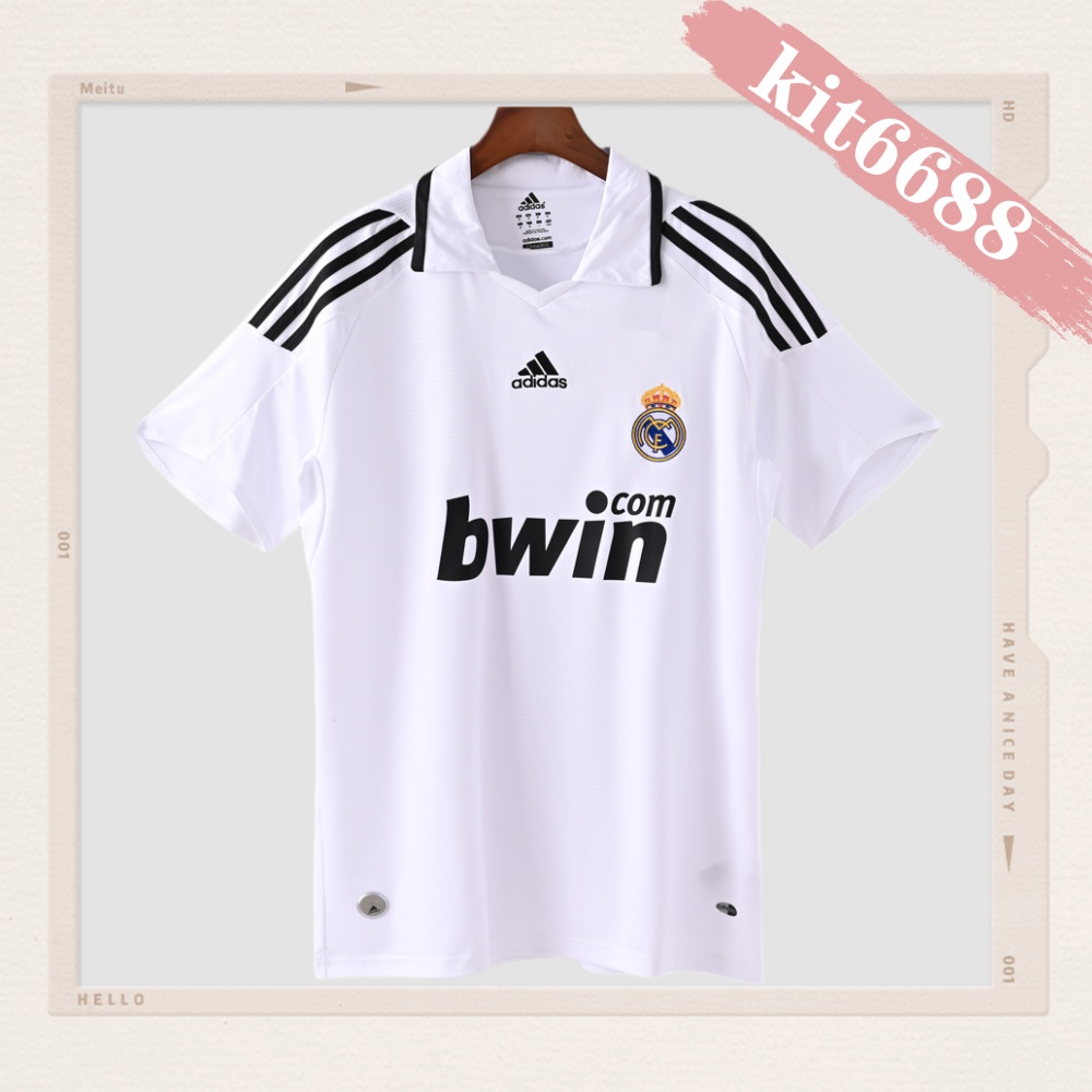 2008/2009 Real Madrid Home Retro Football Shirt