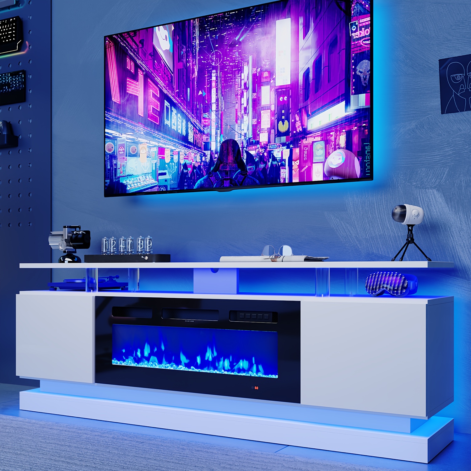 Fireplace TV Stand, 36