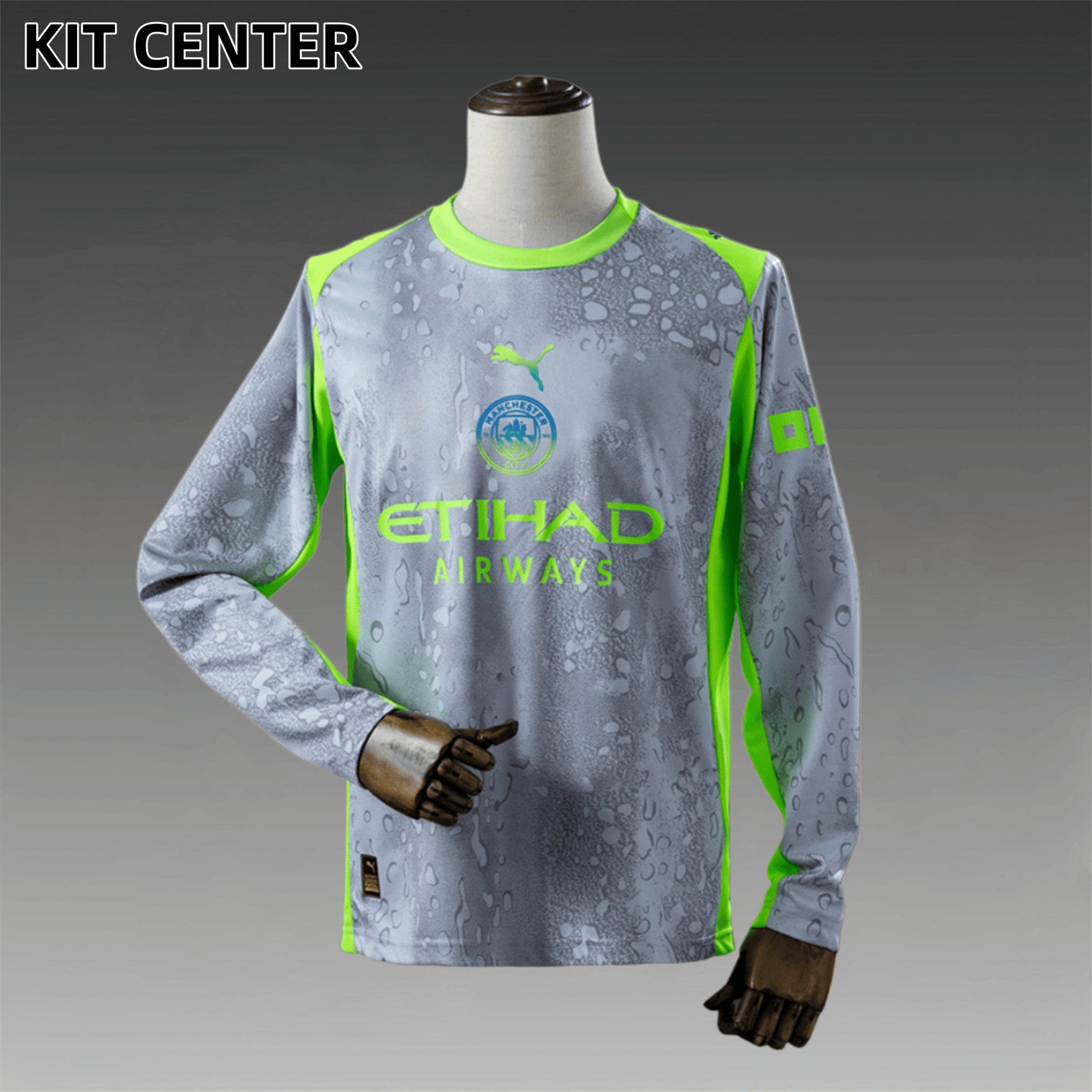 25/26 Manchester City Third Away Long Sleeve Football Shirt (Fans)