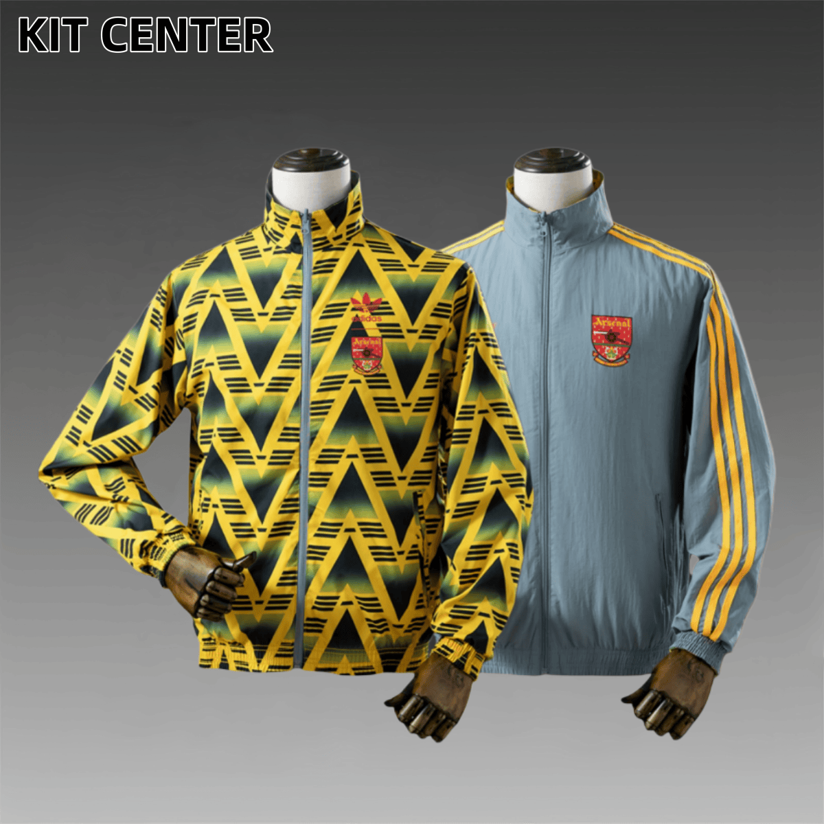 91/93 Arsenal double-sided Windbreaker Jacket