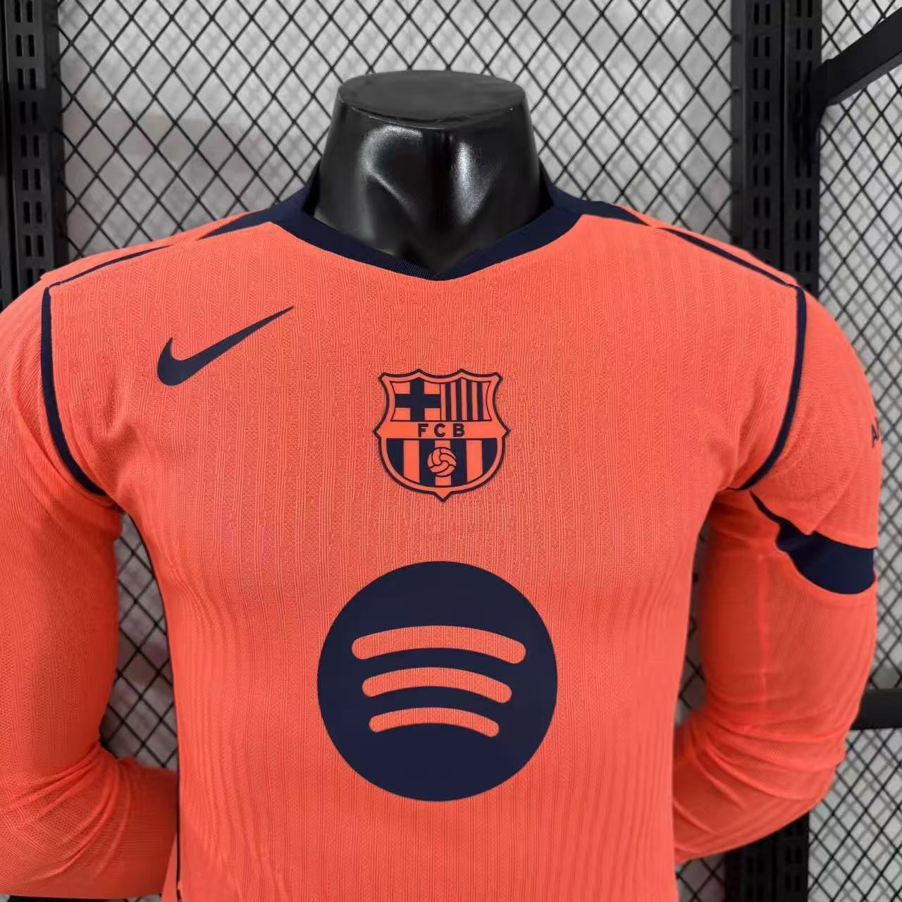 2025/2026 Barcelona Third Long Sleeve Football Shirt (Player Version)