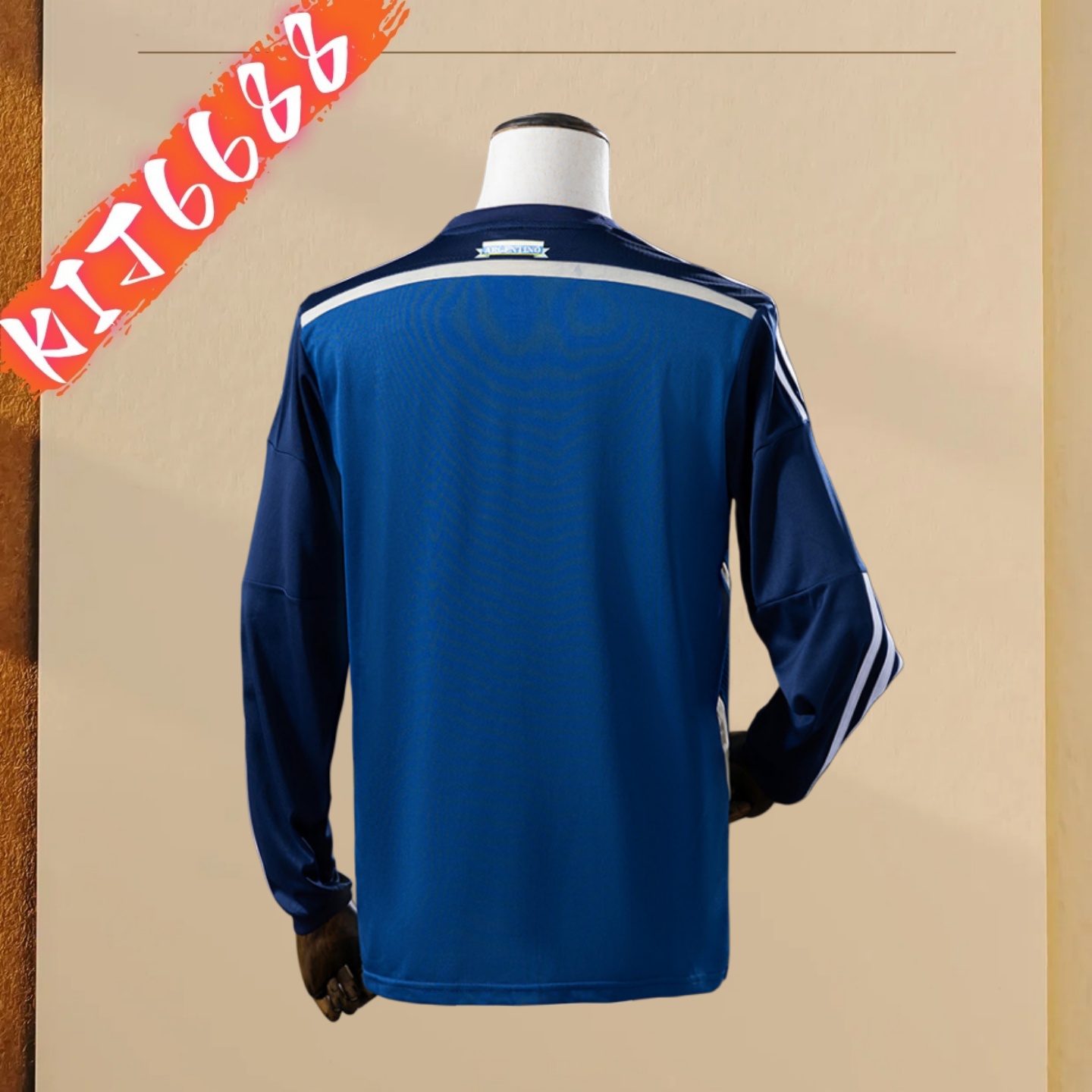 2014 Argentina Away Long Sleeve Retro Football Shirt (Fan Edition)