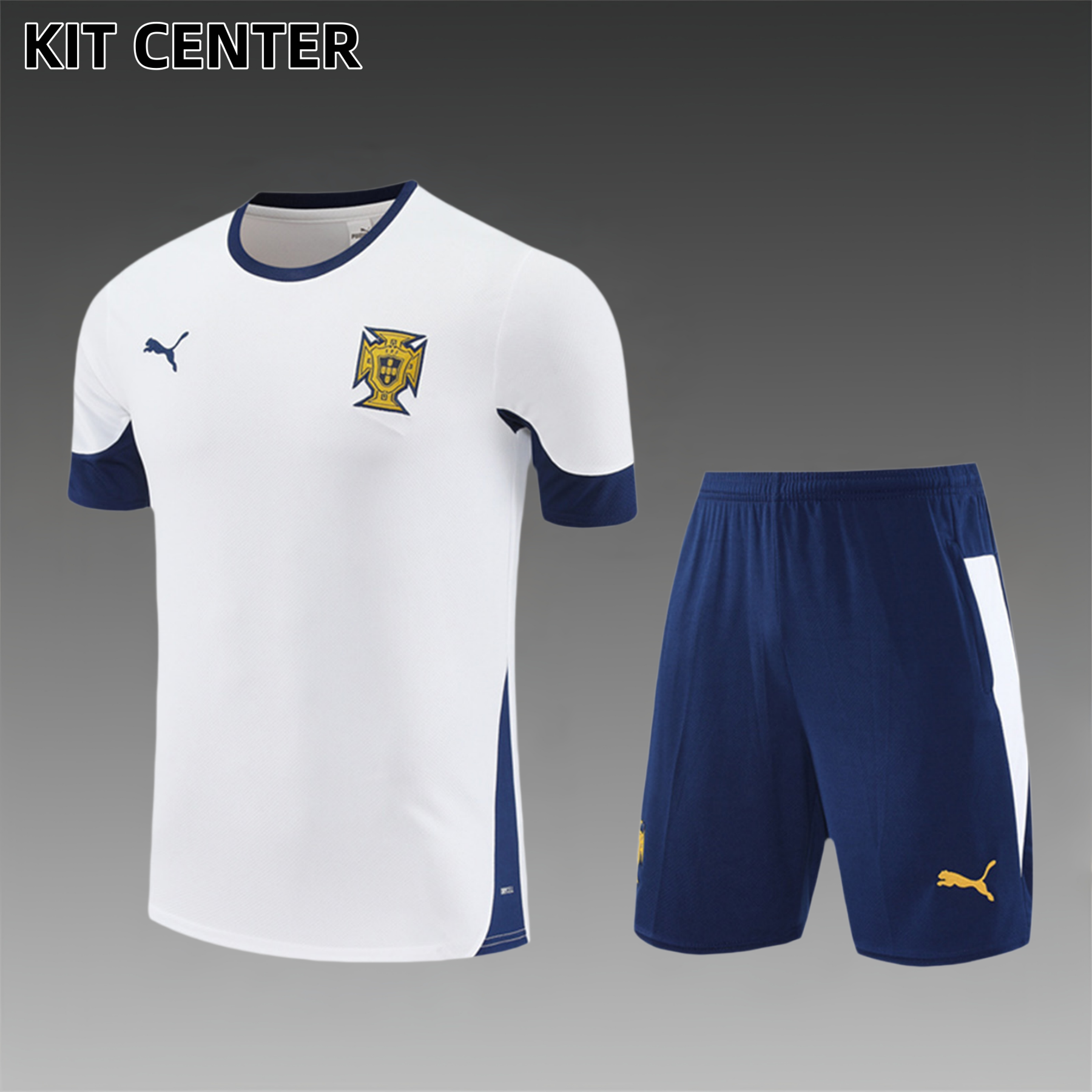 2025/2026 Portugal Short Sleeve Training Jersey for Kids (Kids Kit)