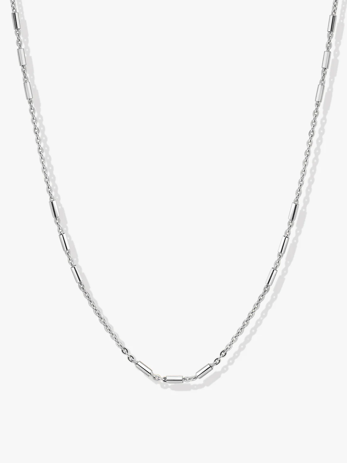 Cylinder Bead Chain Necklace