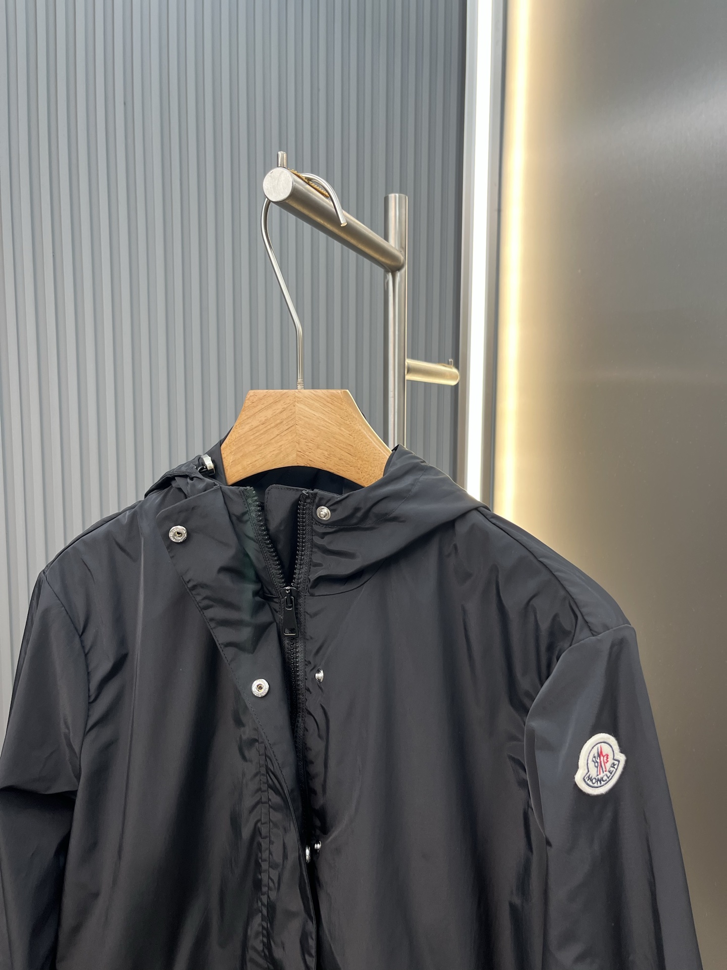 Moncler 2026 Spring Autumn Women's Jackets Polyester Hooded Zipper Tassel Casual Slim Woman's Coats MKDFWJ26002
