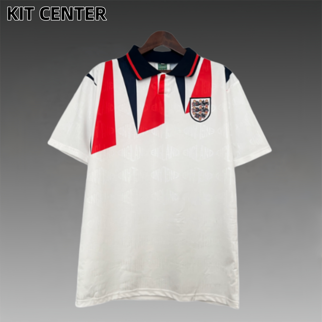 1992 England Home Retro Football Shirt