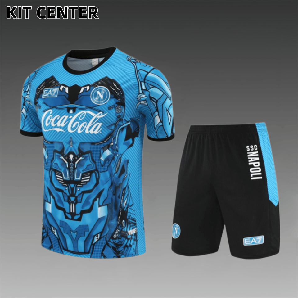 25/26 Napoli Short Sleeve Training Suit (Adult and Children's Set)