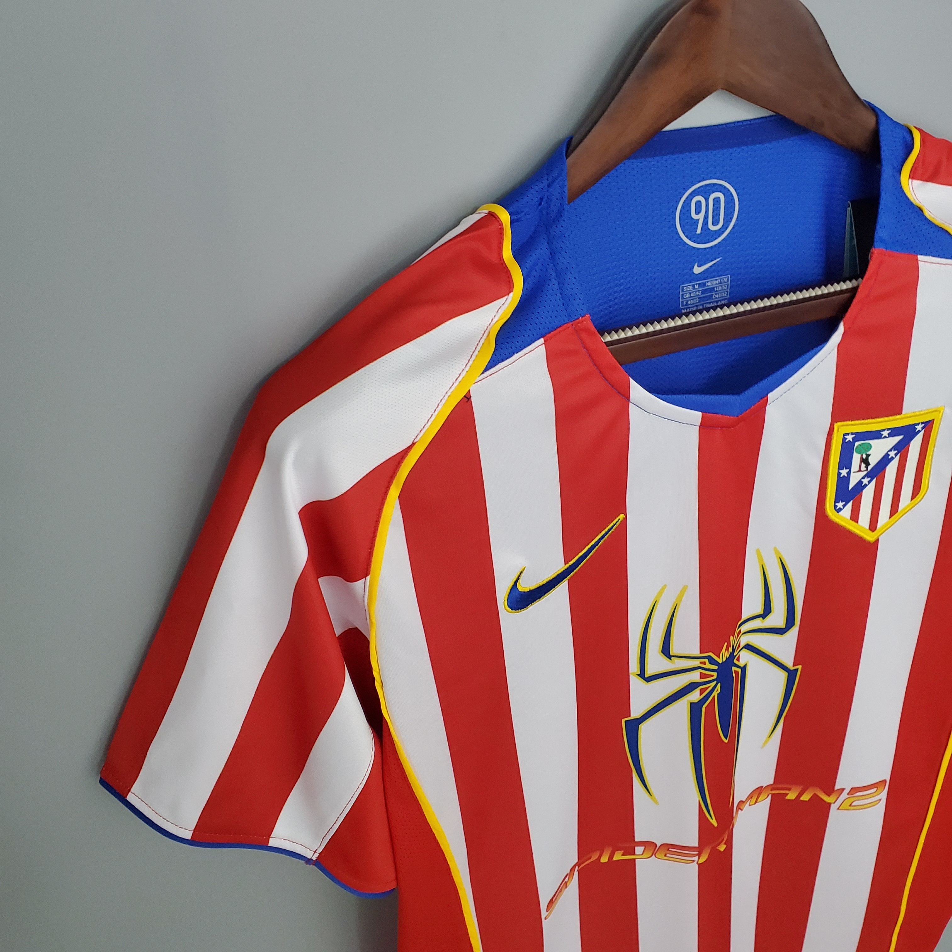 2004/2005 Atletico Madrid Home Retro Football Shirt